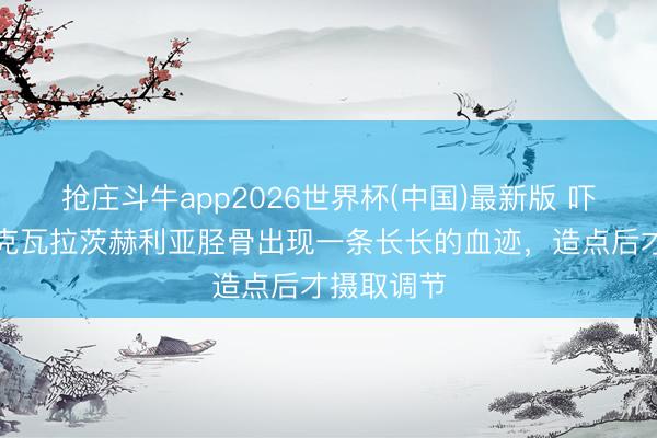 抢庄斗牛app2026世界杯(中国)最新版 吓东谈主！克瓦拉茨赫利亚胫骨出现一条长长的血迹，<a href=