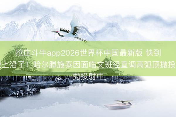 抢庄斗牛app2026世界杯中国最新版 快到篮板上沿了！哈尔滕施泰因面临文班径直调高弧顶抛投射中